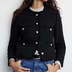 Mango Tweed Jacket